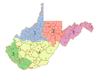 WV DHHR Regions